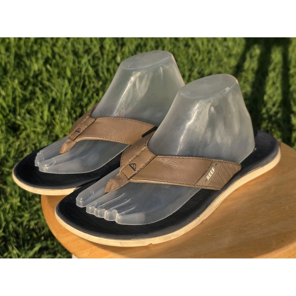 Reef Mens Santa Ana Grey Tan 8